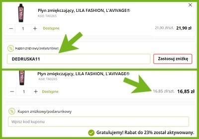 Slevu můžeš vložit například v košíku nebo během registrace