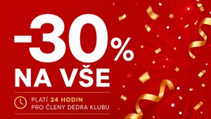 AKCE! Dnes 30% sleva na VŠE.