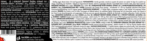 Etiketa k výrobku DS0465